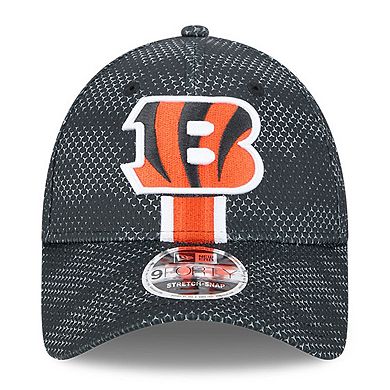 Toddler New Era Black Cincinnati Bengals 2024 NFL Sideline 9FORTY Stretch-Snap Hat