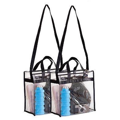 2-pc. Clear Tote Bag Set