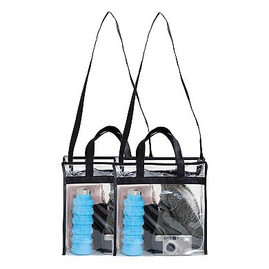 2-pc. Clear Tote Bag Set