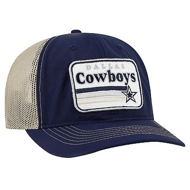 Men's '47 Navy/Natural Dallas Cowboys Campscape Trucker Adjustable Hat