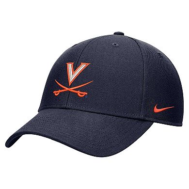 Youth Nike Navy Virginia Cavaliers 2024 Sideline Club Adjustable Hat
