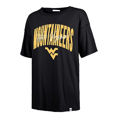 Women's '47 Navy West Virginia Mountaineers Muse Sadie T-Shirt