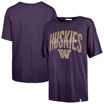 Women's '47 Purple Washington Huskies Muse Sadie T-Shirt