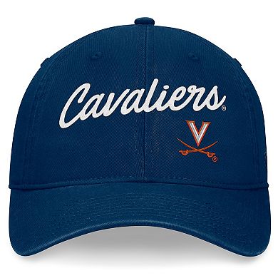 Men's Top of the World Navy Virginia Cavaliers Heritage CeeCee Adjustable Hat
