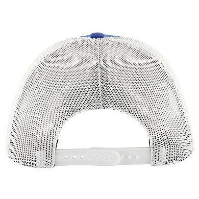 Men's '47 Royal/White Indianapolis Colts Team Unstructured Trucker Adjustable Hat