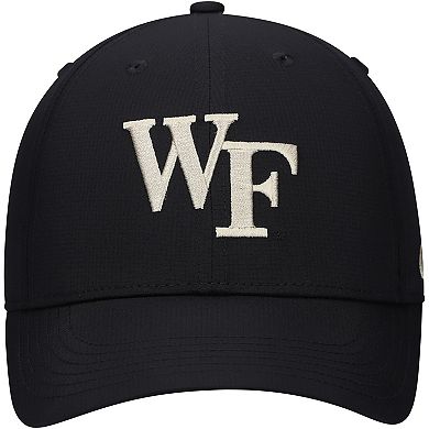 Youth Nike Black Wake Forest Demon Deacons 2024 Sideline Club Adjustable Hat