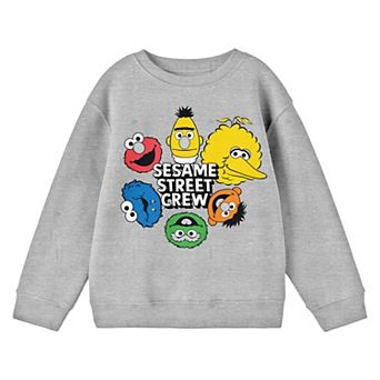 Boys 8-20 Sesame Street Crew Character Long Sleeve Graphic Tee
