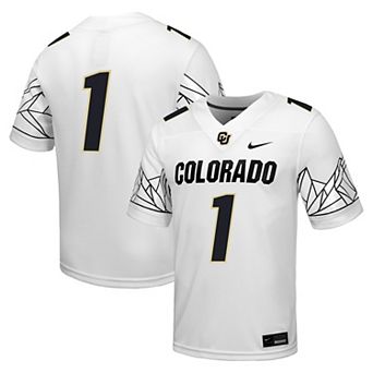 Men's Nike White Colorado Buffaloes Untouchable Game Jersey