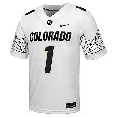 Men's Nike White Colorado Buffaloes Untouchable Game Jersey