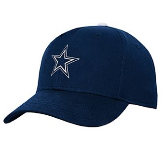 Youth Navy Dallas Cowboys Team Pre-Curved Adjustable Hat