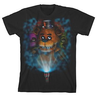 Boys 8-20 Five Nights At Freddy's Flashlight Short Sleeve Graphic Tee