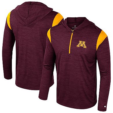 Men's Colosseum Maroon Minnesota Golden Gophers Dozer Half-Zip Windshirt