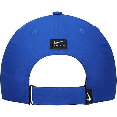 Youth Nike Royal Pitt Panthers 2024 Sideline Club Adjustable Hat