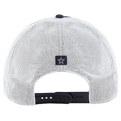 Men's '47 Navy/White Dallas Cowboys Downburst Relaxed Hitch Trucker Adjustable Hat