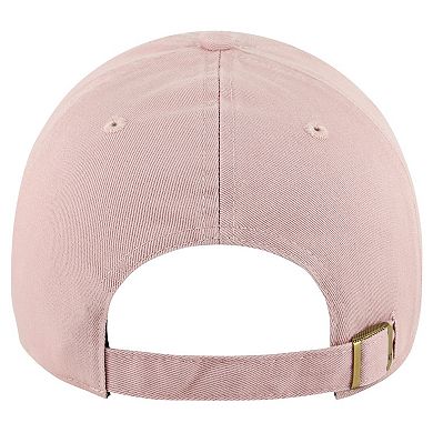 Women's '47 Pink Jacksonville Jaguars Ballpark Cheer Dusty Rose Clean Up Adjustable Hat