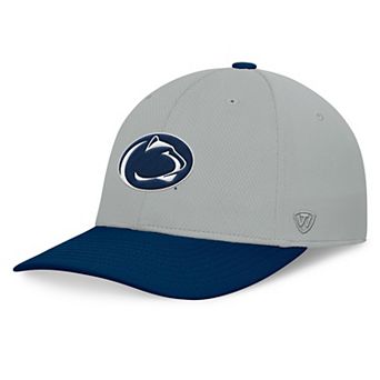 Men's Top of the World Gray/Navy Penn State Nittany Lions Mick Flex Hat