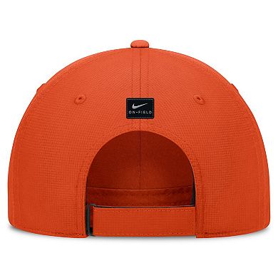 Men's Nike Orange Clemson Tigers 2024/25 On-Field Club Performance Adjustable Hat