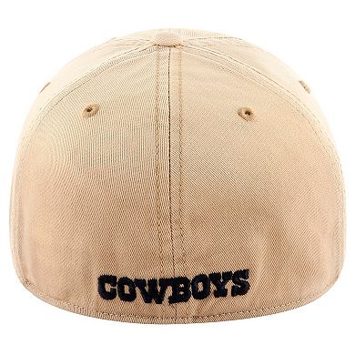 Men's '47 Khaki Dallas Cowboys Dusted Franchise Fitted Hat