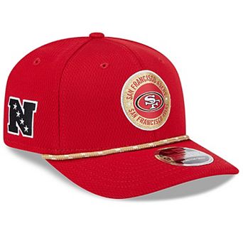 Men's New Era Scarlet San Francisco 49ers 2024 Sideline 9SEVENTY Stretch-Snap Hat