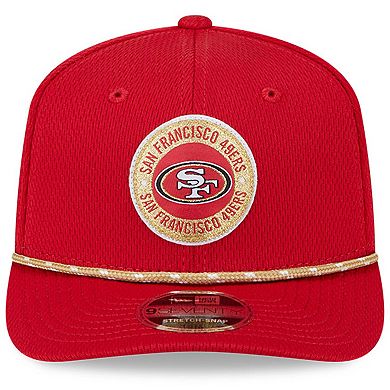 Men's New Era Scarlet San Francisco 49ers 2024 Sideline 9SEVENTY Stretch-Snap Hat