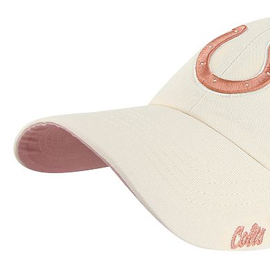 Women's '47 Natural Indianapolis Colts Ballpark Cheer Clean Up Adjustable Hat