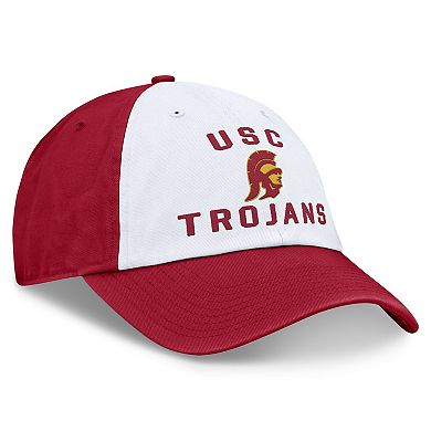 Men's Top of the World White/Cardinal USC Trojans Heritage Weston Adjustable Hat