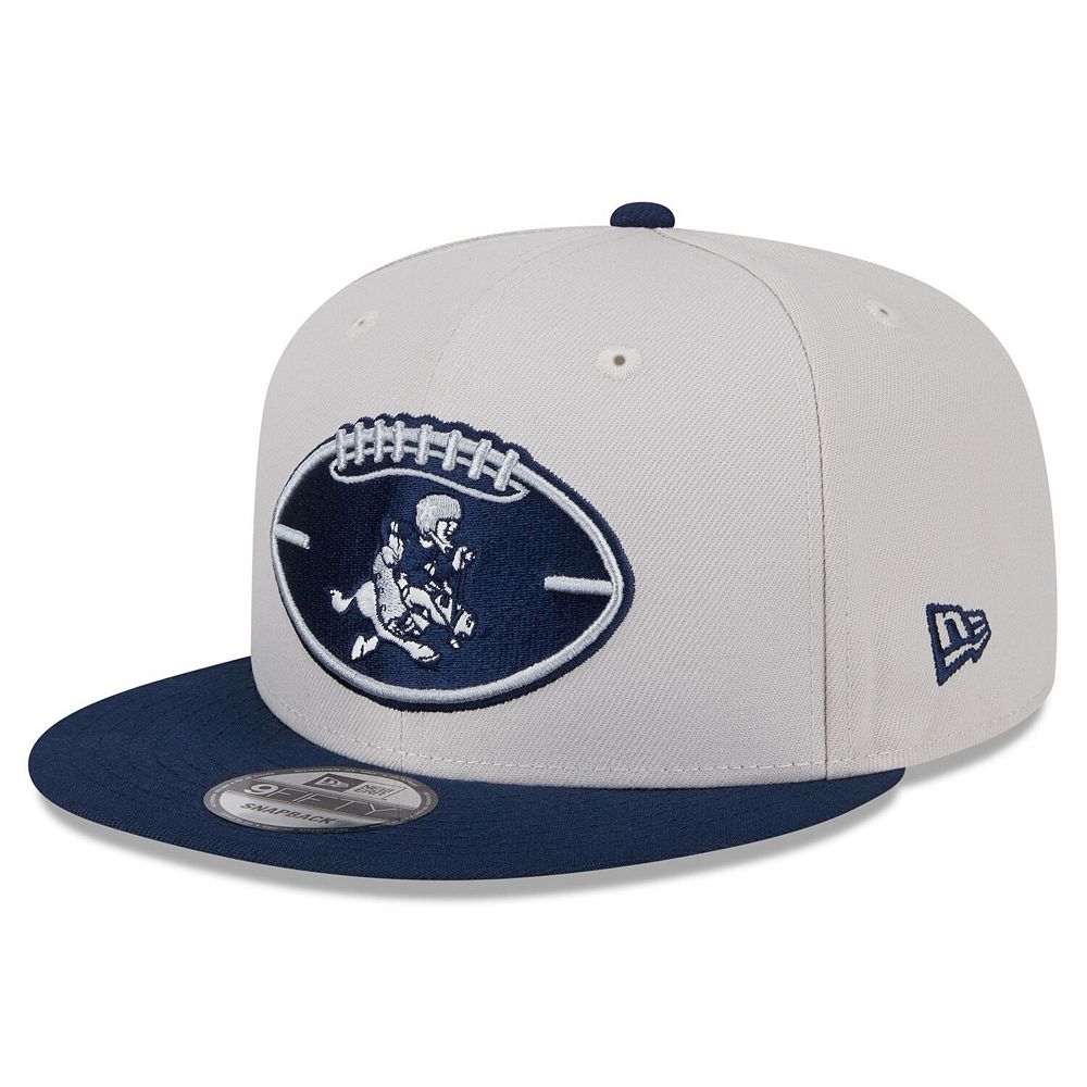 Men's New Era Stone/Navy Dallas Cowboys 2024 Sideline Historic 9FIFTY ...
