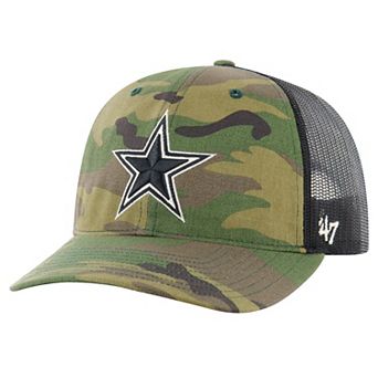 Men's '47 Camo Dallas Cowboys Trucker Adjustable Hat
