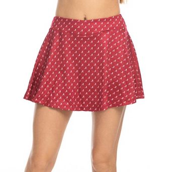 Women's ZooZatz Crimson Alabama Crimson Tide Allover Print Flowy Skort