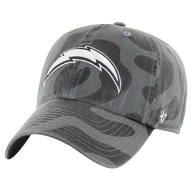 Women's '47 Charcoal Los Angeles Chargers Freeform Clean Up Adjustable Hat