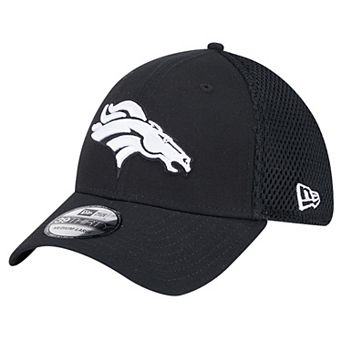 Men's New Era Black Denver Broncos Main Neo 39THIRTY Flex Hat