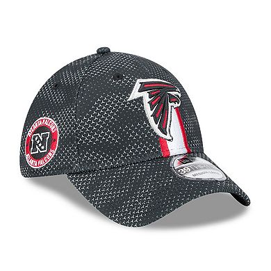 Men's New Era Black Atlanta Falcons 2024 Sideline 39THIRTY Flex Hat