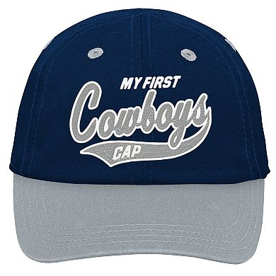 Infant Navy/Silver Dallas Cowboys My First Tail Sweep Slouch Flex Hat