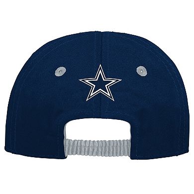 Infant Navy/Silver Dallas Cowboys My First Tail Sweep Slouch Flex Hat
