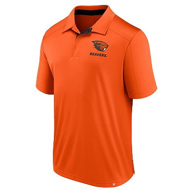 Men's Fanatics Orange Oregon State Beavers Fundamental Defender Polo