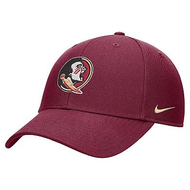 Youth Nike Garnet Florida State Seminoles 2024 Sideline Club Adjustable Hat