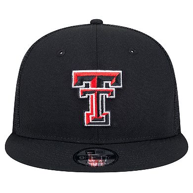 Men's New Era Red Texas Tech Red Raiders 9FIFTY Trucker Snapback Hat
