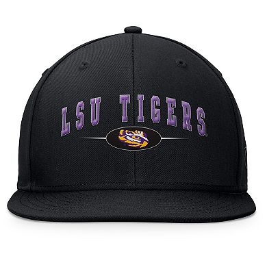 Men's Top of the World Black LSU Tigers Bullpen Snapback Hat