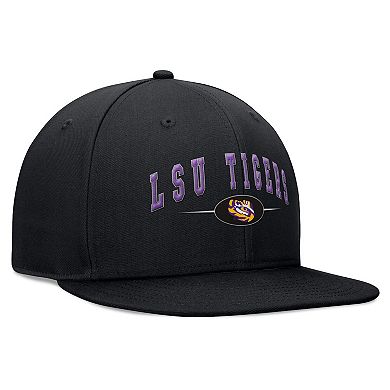 Men's Top of the World Black LSU Tigers Bullpen Snapback Hat