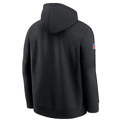 Men s Nike Black Chicago Bears 2024 NFL Crucial Catch Big Tall Club Pullover Hoodie