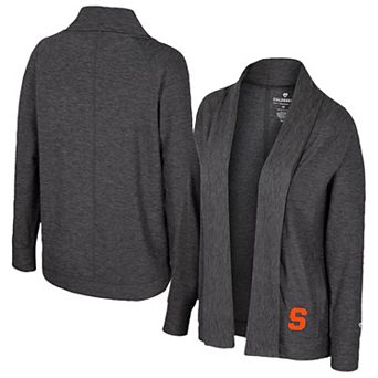Women's Colosseum Charcoal Syracuse Orange��Dash Cardigan
