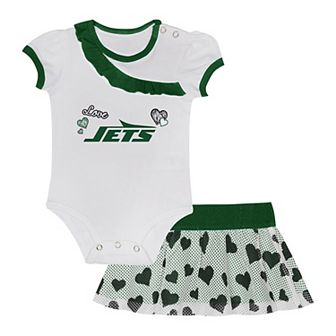 Newborn & Infant New York Jets Love My Team Bodysuit & Skirt Set