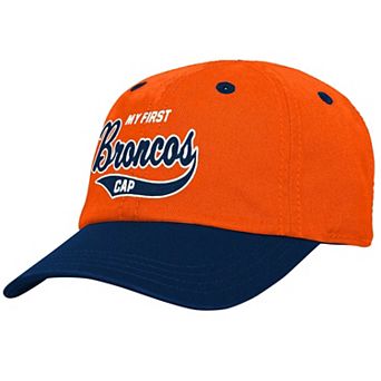 Infant Orange/Navy Denver Broncos My First Tail Sweep Slouch Flex��Hat