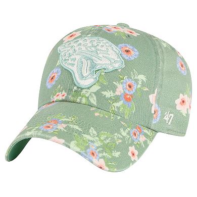 Women's '47 Green Jacksonville Jaguars Meadow Garden Clean Up Adjustable Hat