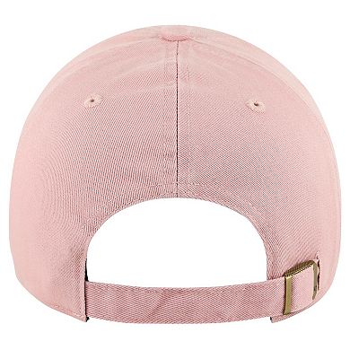 Women's '47 Pink Tennessee Titans Ballpark Cheer Dusty Rose Clean Up Adjustable Hat