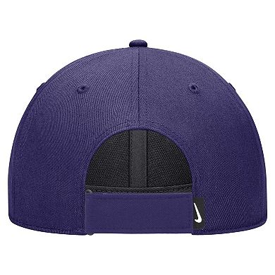 Youth Nike Purple Kansas State Wildcats 2024 Sideline Club Adjustable Hat