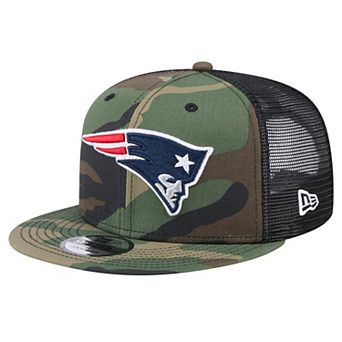 Men's New Era Camo New England Patriots Main Trucker 9FIFTY Snapback Hat