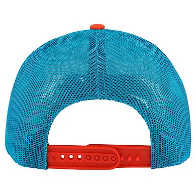 Youth '47 White/Orange Miami Dolphins Trucker Adjustable Hat