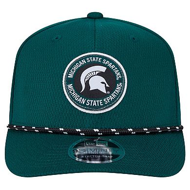 Men's New Era Forest Green Michigan State Spartans COOLERA 9SEVENTY Rope Stretch-Snap Hat