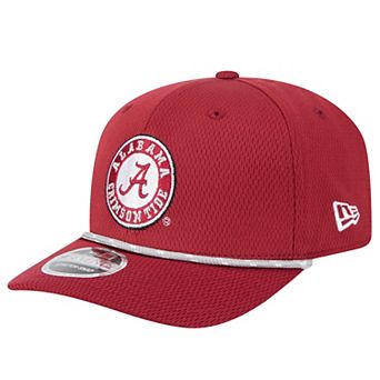Men's New Era Crimson Alabama Crimson Tide COOLERA 9SEVENTY Rope Stretch-Snap Hat